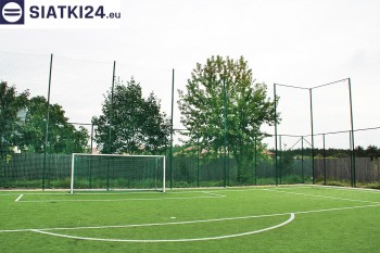 Siatki Wałcz - Tu zabezpieczysz ogrodzenie boiska w siatki; siatki polipropylenowe na ogrodzenia boisk. dla terenów Wałcza