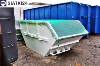 Siatki Wałcz - Siatka przykrywająca na kontener - zabezpieczenie przewożonych ładunków dla terenów Wałcza